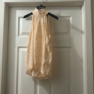 Worn once! Womens Joie xxs high neck silk blouse